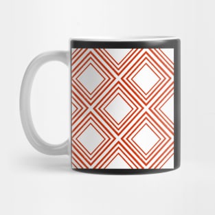 Diamonds are a girls best friend – brilliant red and white Mug